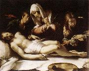 STROZZI, Bernardo Lamentation over the Dead Christ etr USA oil painting artist